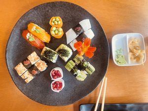   at Sushimar Vegano in Sao Paulo