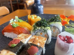   at Sushimar Vegano in Sao Paulo