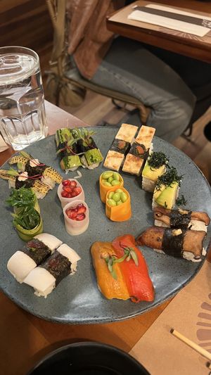   at Sushimar Vegano in Sao Paulo