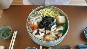 Ramen at Sushimar Vegano in Sao Paulo