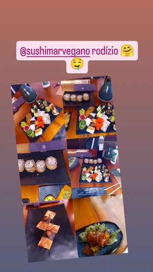  at Sushimar Vegano in Sao Paulo