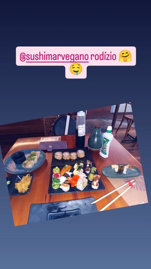  at Sushimar Vegano in Sao Paulo