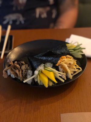 Temaki plate  at Sushimar Vegano in Sao Paulo