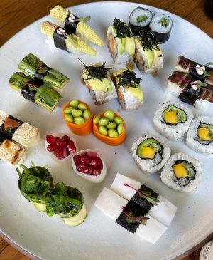   at Sushimar Vegano in Sao Paulo