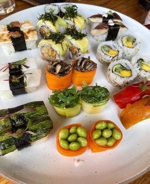   at Sushimar Vegano in Sao Paulo