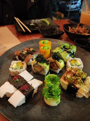  at Sushimar Vegano in Sao Paulo