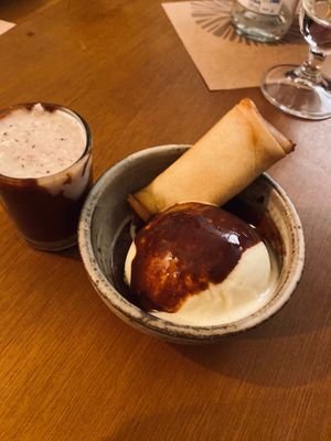 Complimentary dessert   at Sushimar Vegano in Sao Paulo