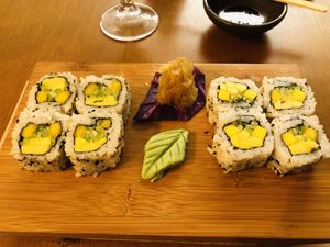 Tempura Roll  A- at Sushimar Vegano in Sao Paulo