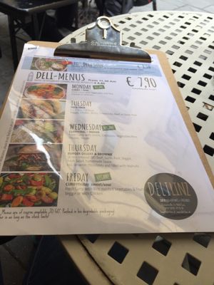 Menu at Deli Linz in Linz