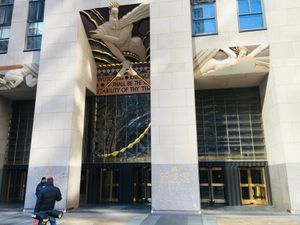 Front of building at Juice Press - Rockefeller Center in New York City