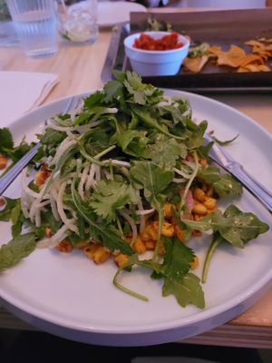 Street corn salad at Bent Taco in Collingwood