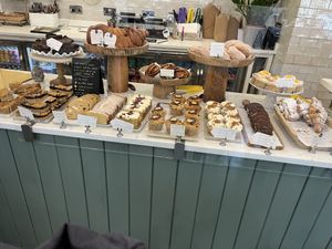 Delightful pastries  at East Village Cafe in Bristol