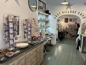 Super cute shop  at East Village Cafe in Bristol