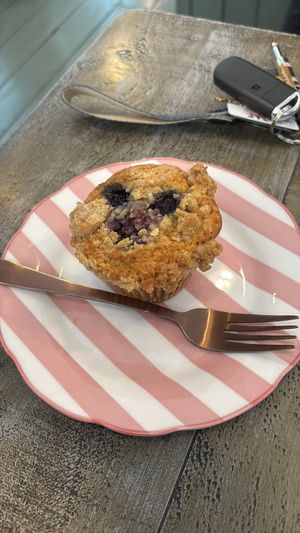 Blueberry Muffin   at East Village Cafe in Bristol