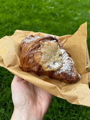 Cookie Dough Croissant at East Village Cafe in Bristol