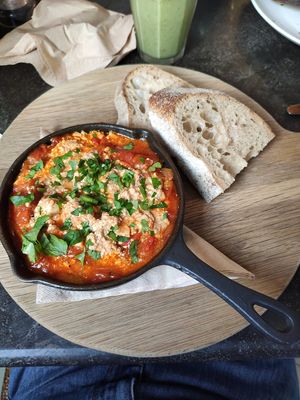 Shakshuka at East Village Cafe in Bristol