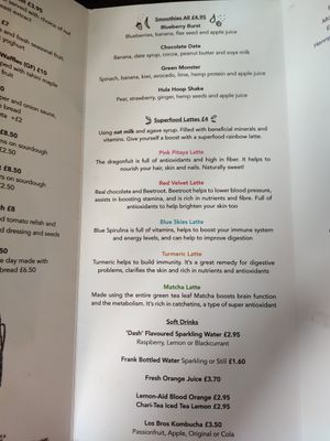 Smoothies and Lattes at East Village Cafe in Bristol