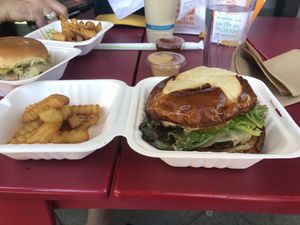 Beyond Fire Burger is indeed 🌶 !  at Next Level Burger - Concord in Concord