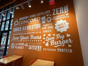 Very clean location.  #Veganuary at Next Level Burger - Concord in Concord