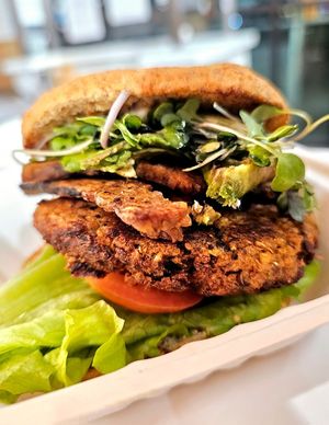Superfood duo burger #Veganuary at Next Level Burger - Concord in Concord