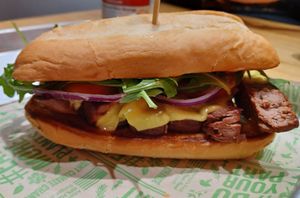 Steak sandwich at Next Level Burger - Concord in Concord