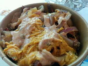 cheesy sweet potato fries at Next Level Burger - Concord in Concord