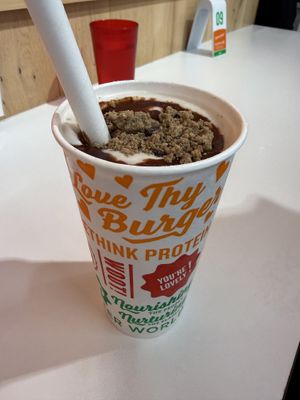 cookie dough shake  at Next Level Burger - Concord in Concord
