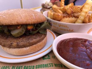 Burger and fries at Next Level Burger - Concord in Concord