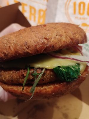 $8.95 Pumpkin Burger: Wow really delicious at Next Level Burger - Concord in Concord