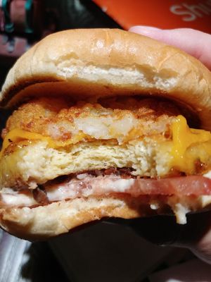 $8.95 Anytime Breakfast Sandwich: Wow Amazing, one of the best breakfast sandwiches we've ever had. Everything about it is amazing. We also ordered 30mom before closing at Next Level Burger - Concord in Concord