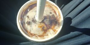 $7.45 Brownie Explosion: Pretty good milkshake. I prefer the strawberry. Love the large paper straw at Next Level Burger - Concord in Concord