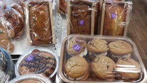 Pumpkin bread, peanut butter naughty pie, cookie sandwiches at Angelic Desserts in Naples