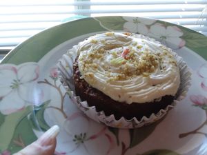 Mini vegan carrot cake at Angelic Desserts in Naples