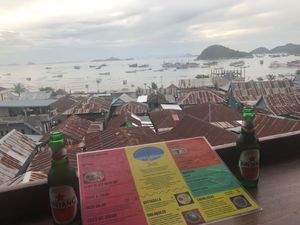 Nice harbor view  at Bajo Taco Tacos & Tequila in 