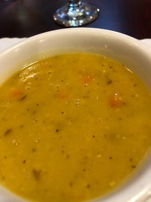 Lentil soup  at Taste of Nepal in Sebastopol