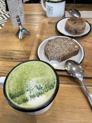 Matcha latte   at Wild & The Moon - Opéra in Paris