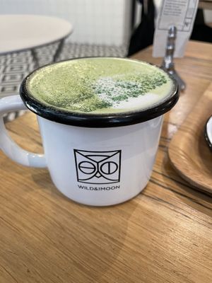 Matcha latte  at Wild & The Moon - Opéra in Paris