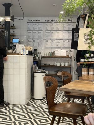 Beverages list  at Wild & The Moon - Opéra in Paris