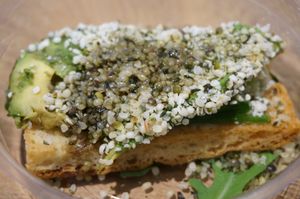 Avocado Toast w/Hemp Seeds at Wild & The Moon - Opéra in Paris