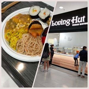 Great variety of tasty food at Loving Hut - Spalena in Prague