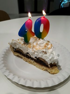 Happy birthday to me. at Loving Hut - Spalena in Prague