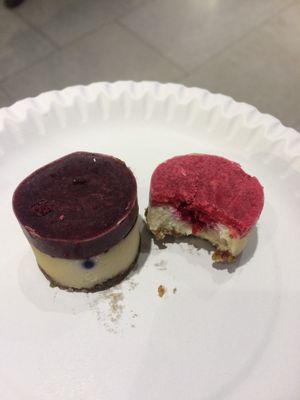 Little delicious bits, nutty and fruity, very good but the price is quite high.  at Loving Hut - Spalena in Prague