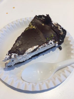 Delicious oreo cheesecake!  at Loving Hut - Spalena in Prague