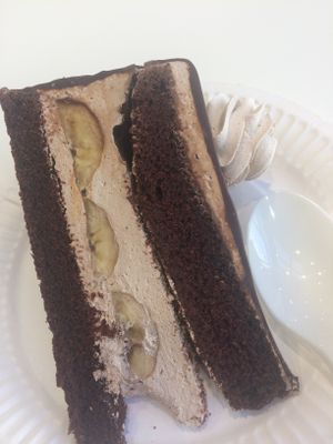 Probably the best vegan cake i've ever had. Very delicious! at Loving Hut - Spalena in Prague