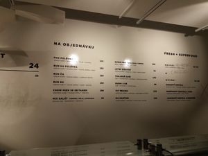 Non Buffet selection at Loving Hut - Spalena in Prague