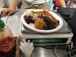 Weighed  at Loving Hut - Spalena in Prague