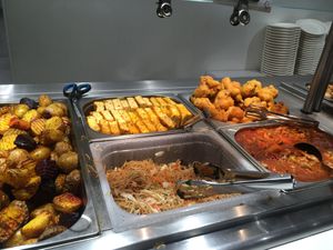 Help yourself buffet at Loving Hut - Spalena in Prague