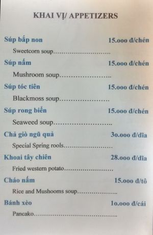 Menu page 3 at Phap Hy in Nha Trang