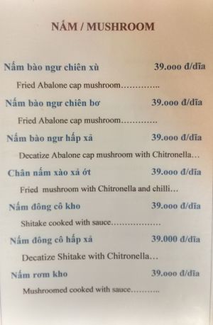 Menu page 6 at Phap Hy in Nha Trang