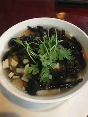 Seaweed soup. So tasty at Phap Hy in Nha Trang